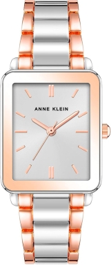 Часы Anne Klein Rectangular Metal 3929SVRT